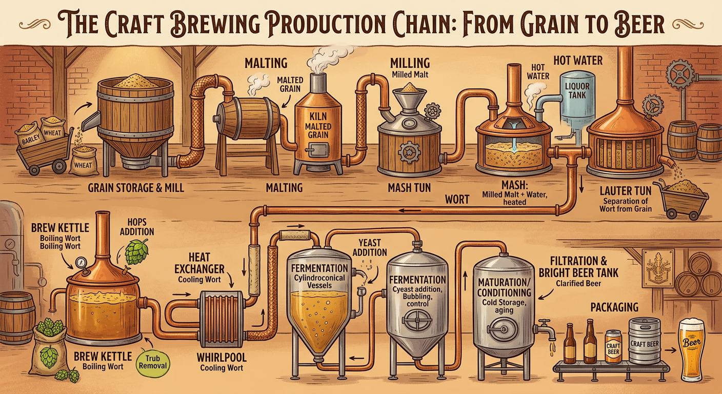 Build production chains